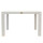 Mesa Comedor Exterior Jardín Rattan 150x90cm Armable Blanco