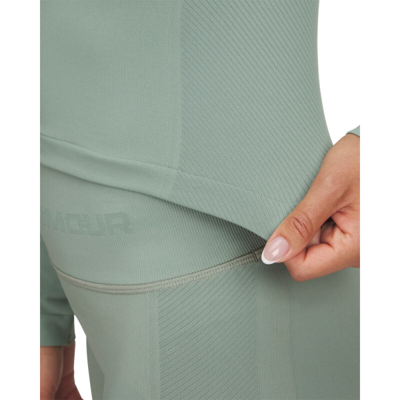 UA Vanish Seamless LS-GRN GRN-348