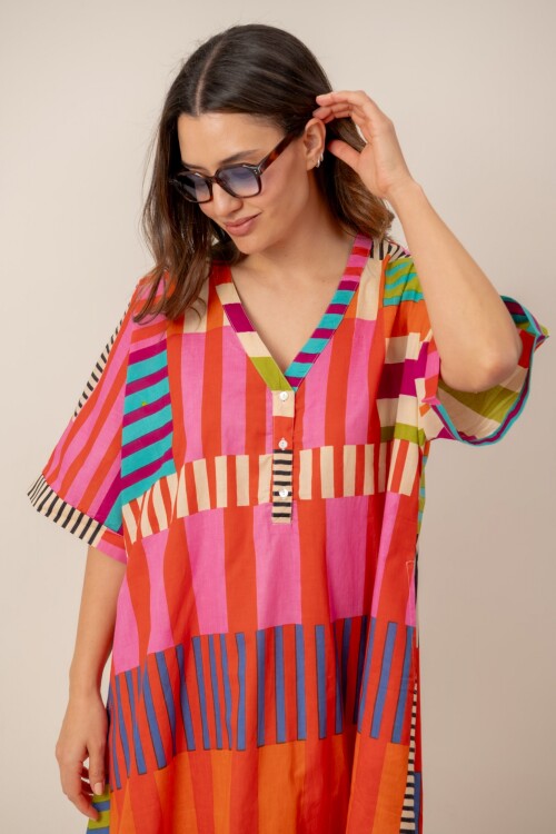 Vestido largo Patch Vestido largo Patch