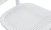 Silla Simil Rattan de polipropileno Blanco