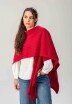 Ruana Abazo Rojo
