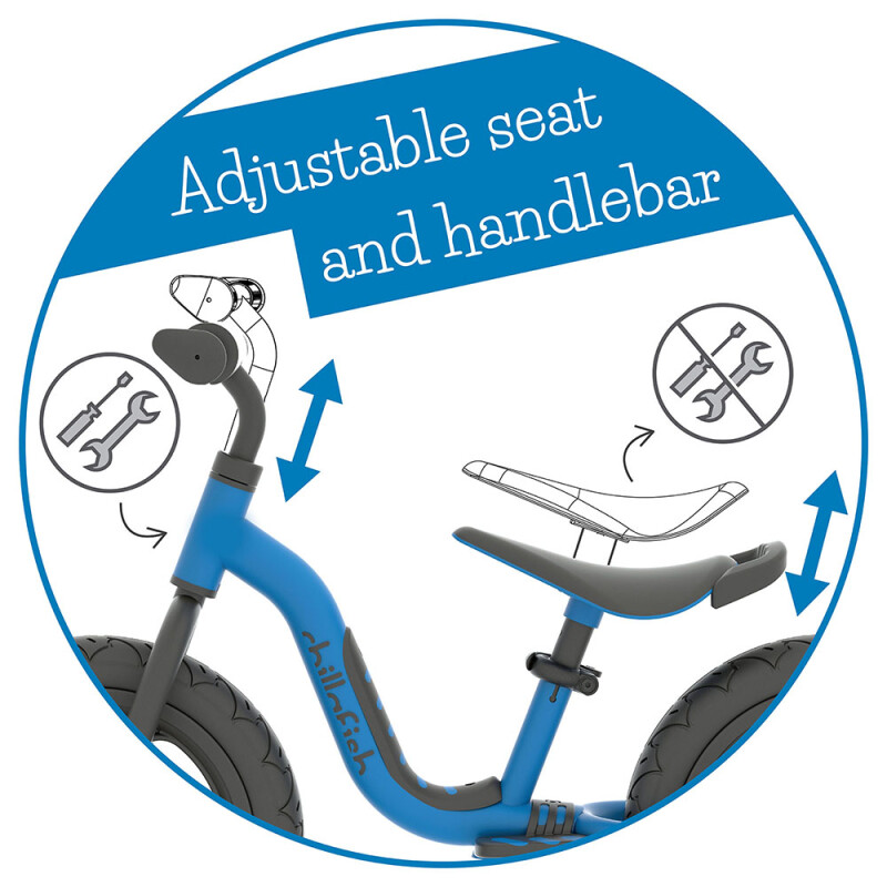 Bicicleta De Equilibro 12´ 2-5 años Azul