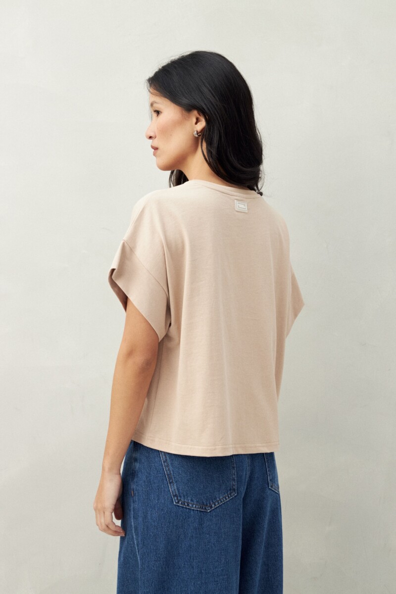 REMERA EXTAL Beige