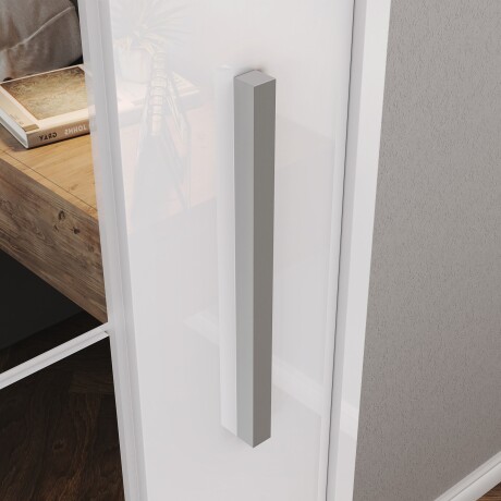 ROPERO VERGGO 2 PUERTAS 3 CAJONES INTERNOS CON ESPEJOS GUARDARROPA CLOSET ARMARIO BLANCO