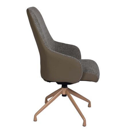 SILLA DE OFICINA GERENCIAL TELA-Y-METAL VERDE MINERVA