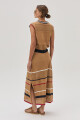 Falda Loren Camel