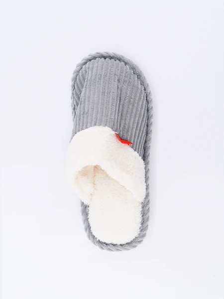 PANTUFLA JULES GRIS CLARO