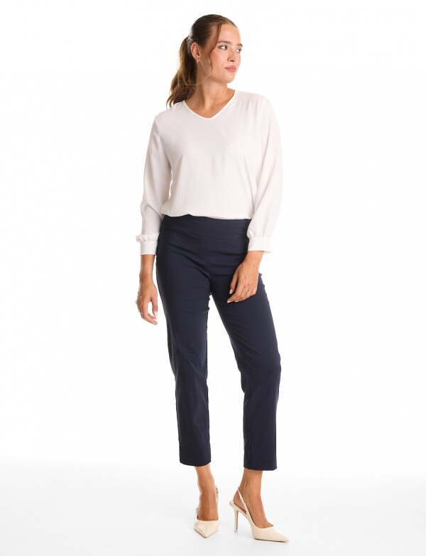 Pantalon Slim AZUL