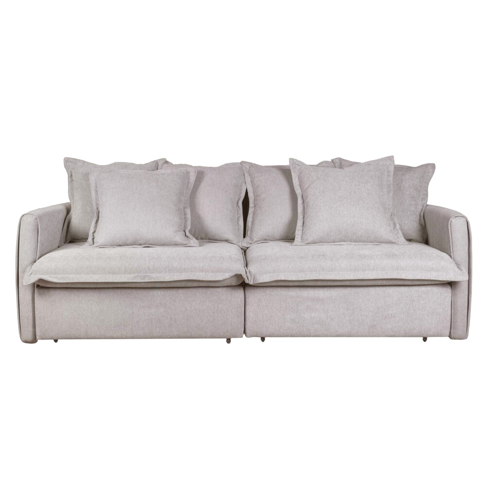 SOFÁ CAMA 3 CUERPOS TELA NATURAL-BEIGE VERONA BEIGE