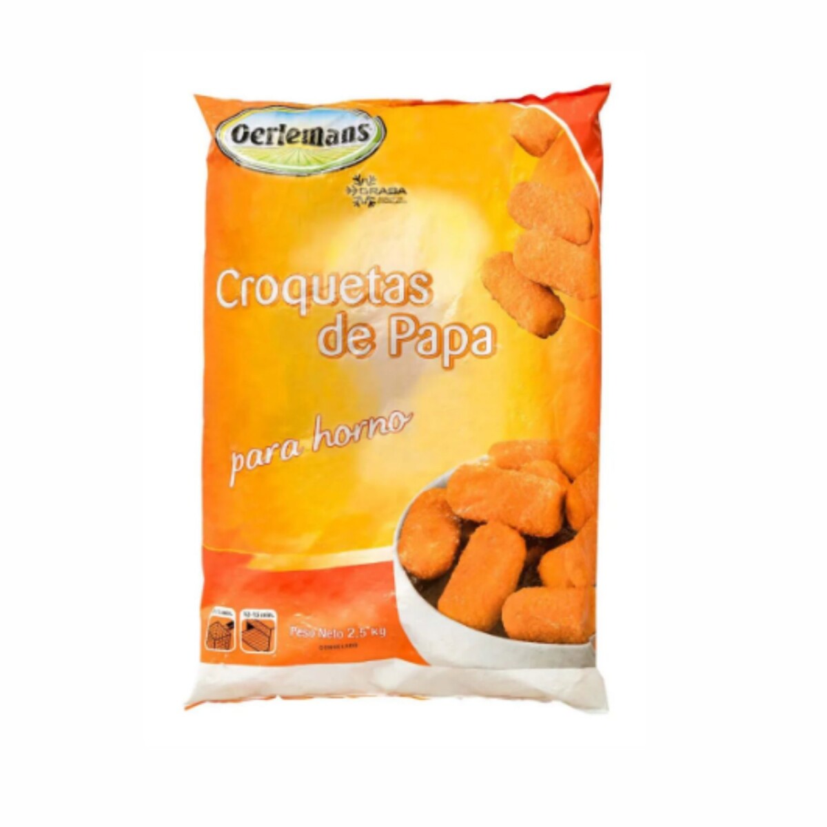 Croquetas de Papa Oerlemans - 2,5 Kg. 