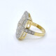 Anillo Nuevo Estilo Antiguo En Oro 18K Y Brillantes Anillo Nuevo Estilo Antiguo En Oro 18K Y Brillantes