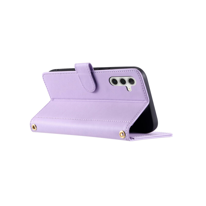 Flip cover para Samsung Galaxy A55 diseño rombos púrpura Flip Cover Para Samsung Galaxy A55 Diseño Rombos Púrpura