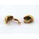 Caravanas Oro 18K Con Brillantes Y Zafiros Caravanas Oro 18K Con Brillantes Y Zafiros