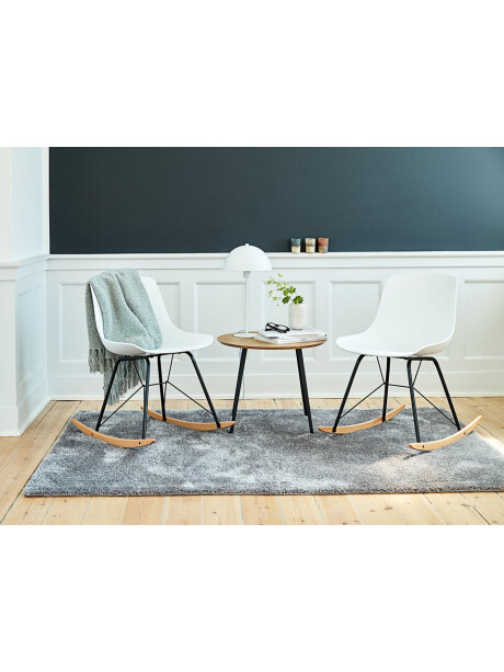 Mesa auxiliar NYBO Ø55 roble/negro Mesa auxiliar NYBO Ø55 roble/negro