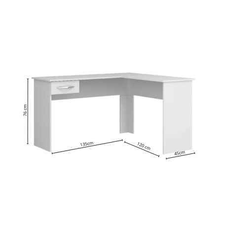 Escritorio esquinero Blanco