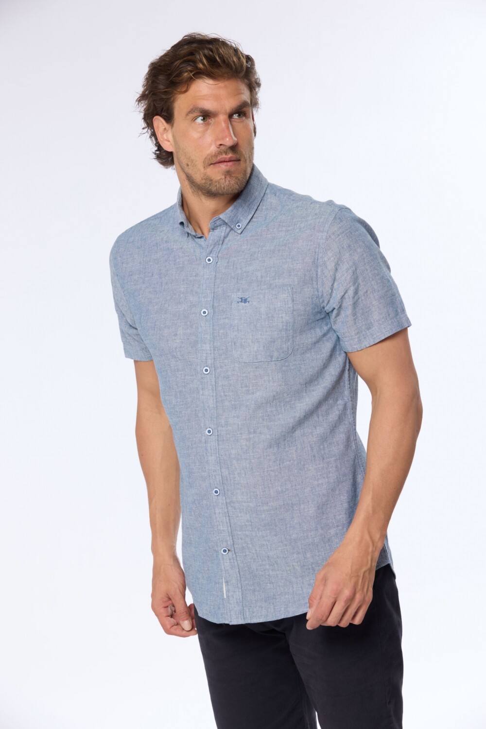 CAMISA DE LINO Denim