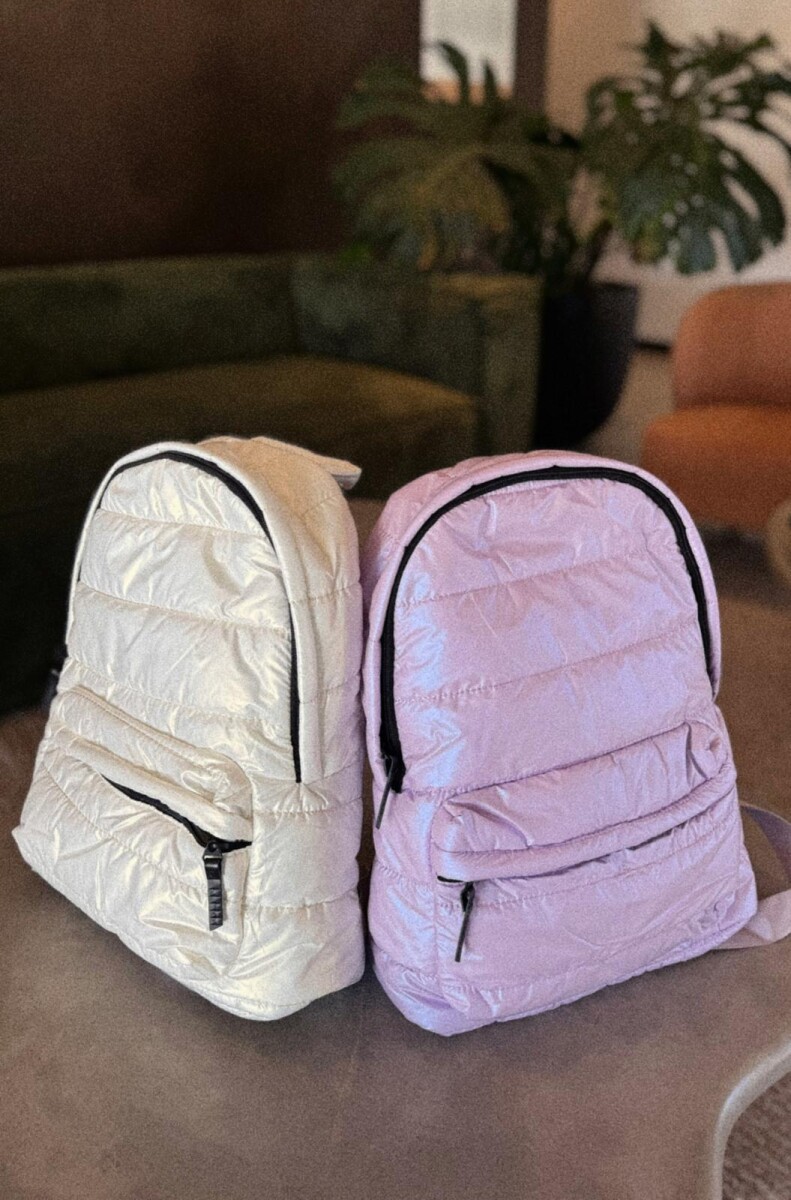 Mochila nylon - Violeta 