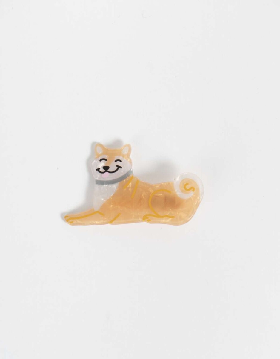 Piquito Acrílico Perrito - Combinacion Bicolor 