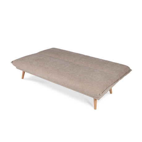 Sofá Cama Forma - Tela Microfibra 130 (Beige)
