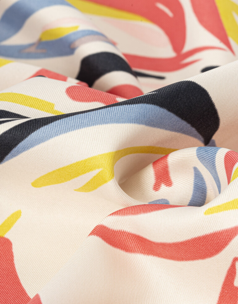 Pañuelos Raso Estampados Varios Pañuelo Estampado - Combinacion Multicolor