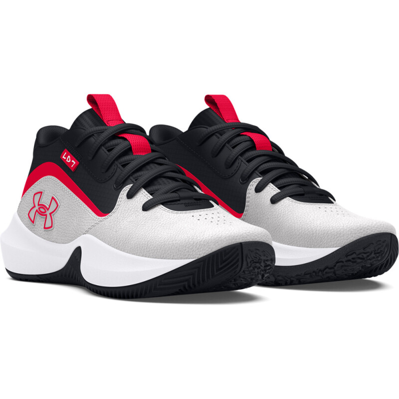 UA Lockdown 7-BLU GRY-100