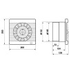 EXTRACTOR DECOR 300S P/ BAÑO CAUDAL 300M3/H SOLER Y PALAU EXTRACTOR DECOR 300S P/ BAÑO CAUDAL 300M3/H SOLER Y PALAU