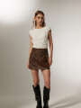 Falda Julias Marron