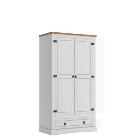 Ropero 2 Puertas 1 Cajón Blanco Línea Mexicana 1785 Ropero 2 Puertas 1 Cajón Blanco Línea Mexicana 1785