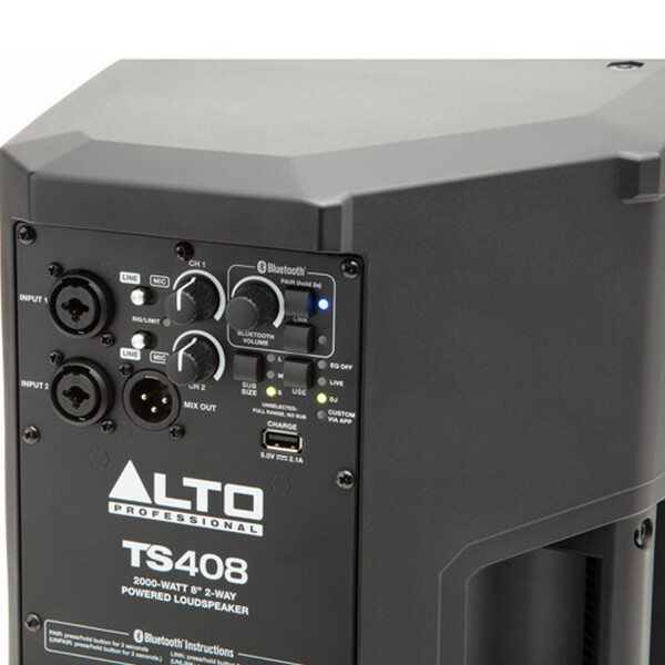 Parlante Activo Alto Ts408 8" 1000w CAJA ACTIVA ALTO TS408 8" 1000W