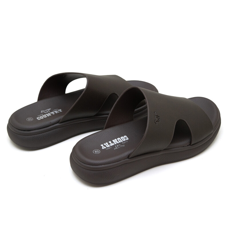 Ojotas Country Tupsi Chancleta de Hombre - Tupsi Marron Oscuro