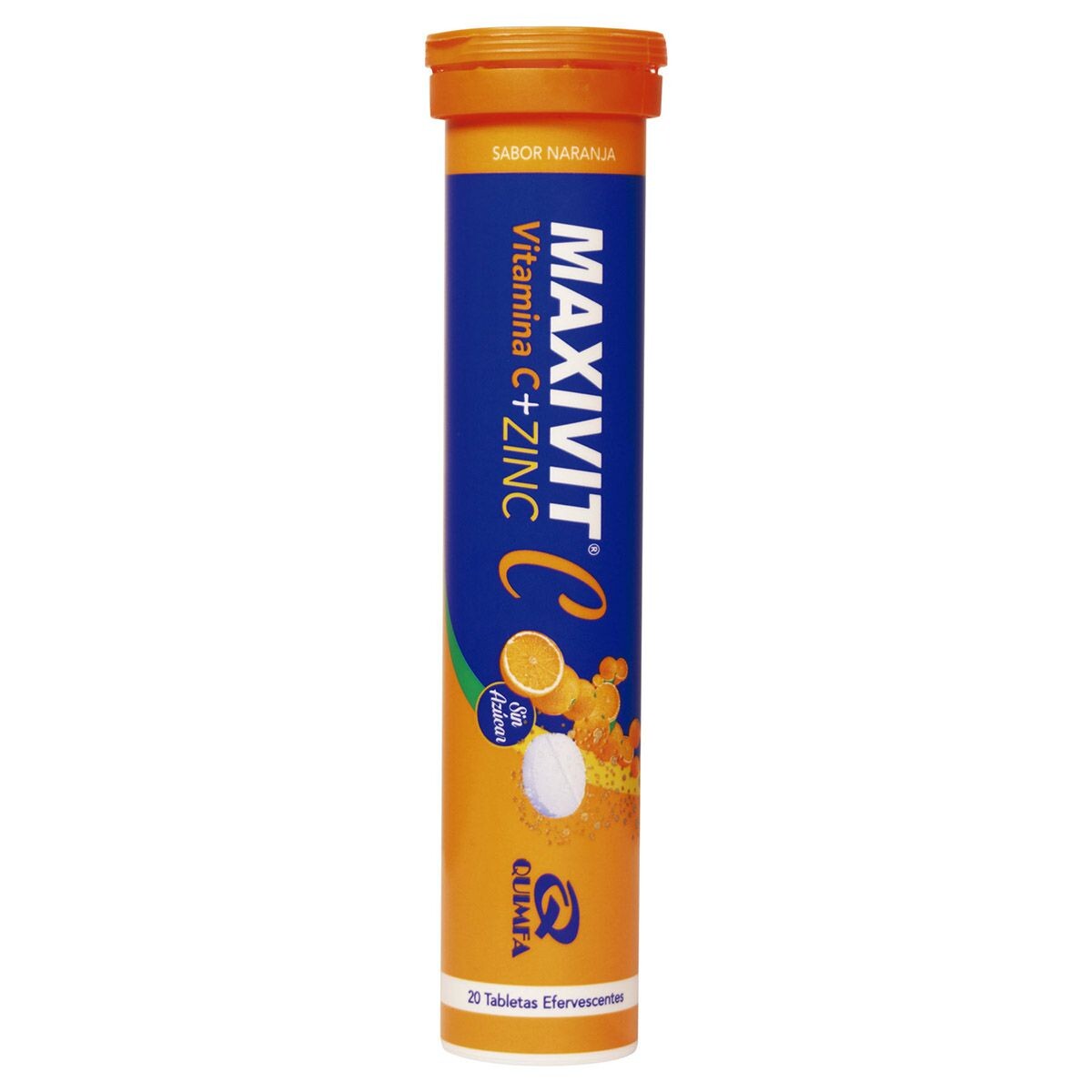 MAXIVIT C VITAMINA C+ZINC TUBO X 20 TABL 