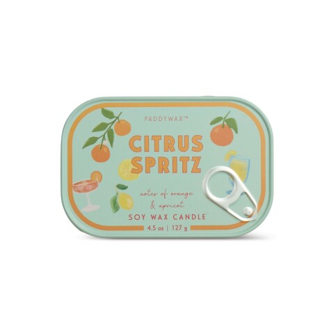 VELABIS Vela Aromática 4.5 Oz En Lata Paddywax - Orange Citrus Spritz