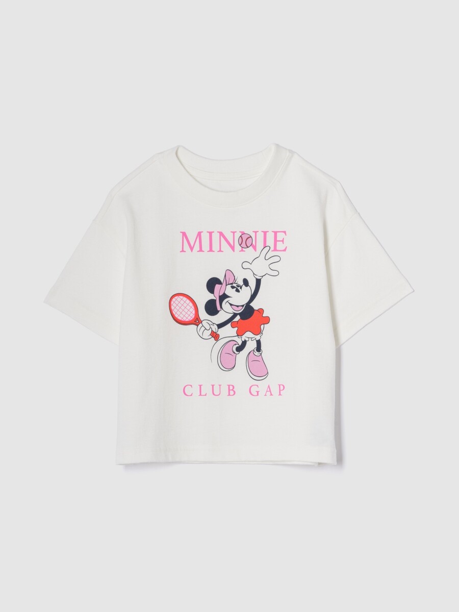 Remera Disney Toddler Niña - New Off White 