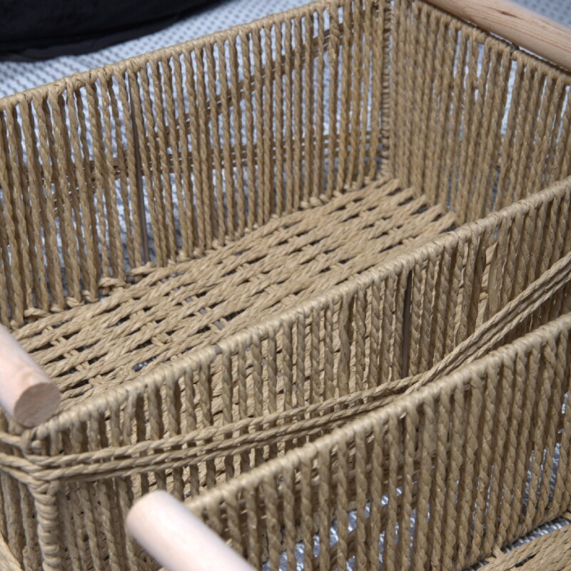 Cesto fibras naturales S