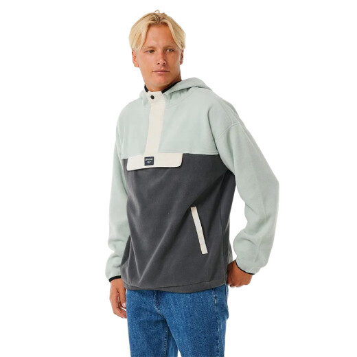 Canguro Rip Curl Beacon Polar Fleece Hood - Celeste Canguro Rip Curl Beacon Polar Fleece Hood - Celeste