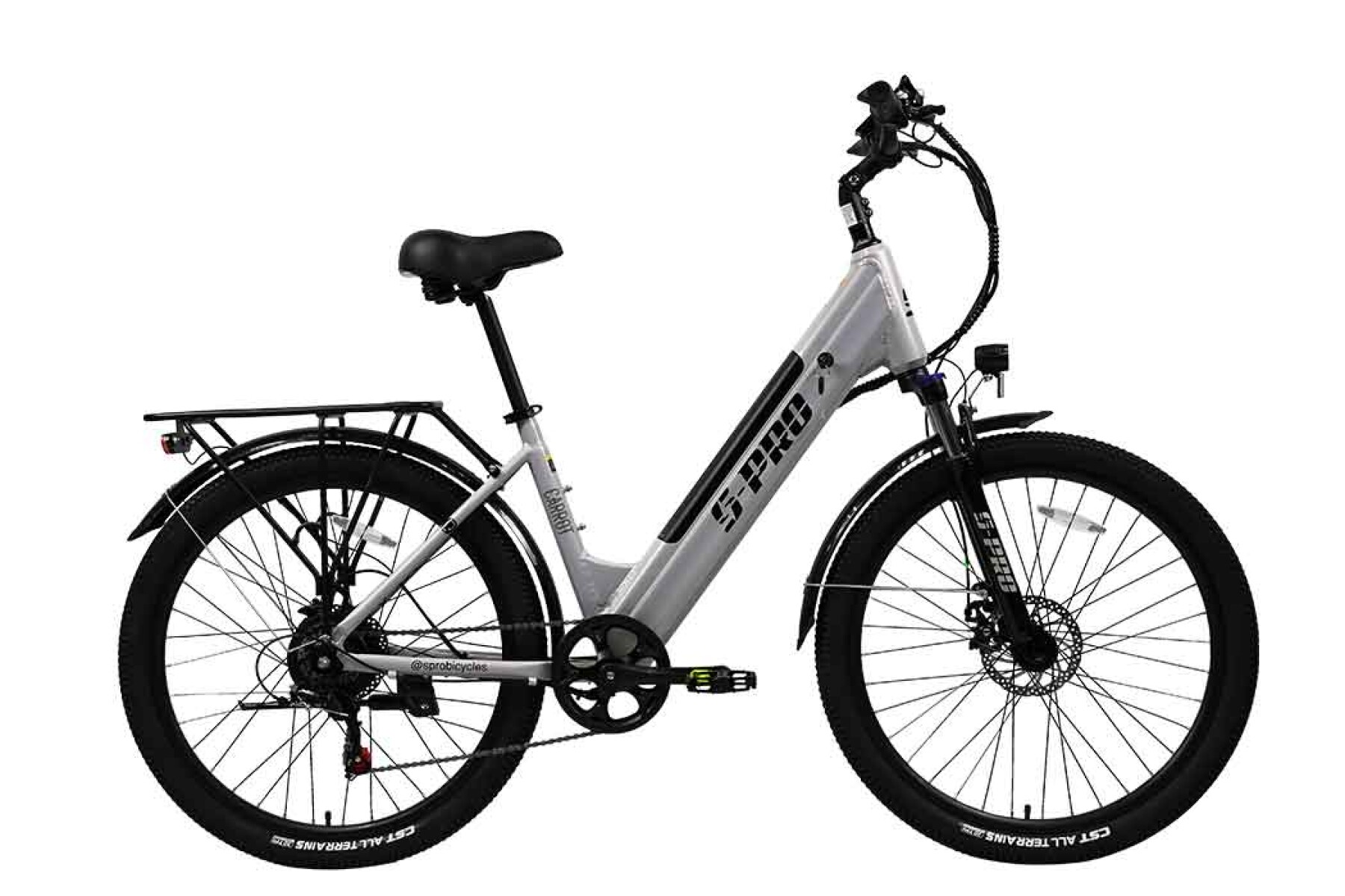 BICICLETA ELECTRICA S-PRO CARROT - CREMA 