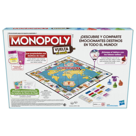 Juego de Mesa Monopoly Vuelta al Mundo 001