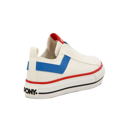 Pony Calzado Plataforma Elastico Casual Classic Women Blanco