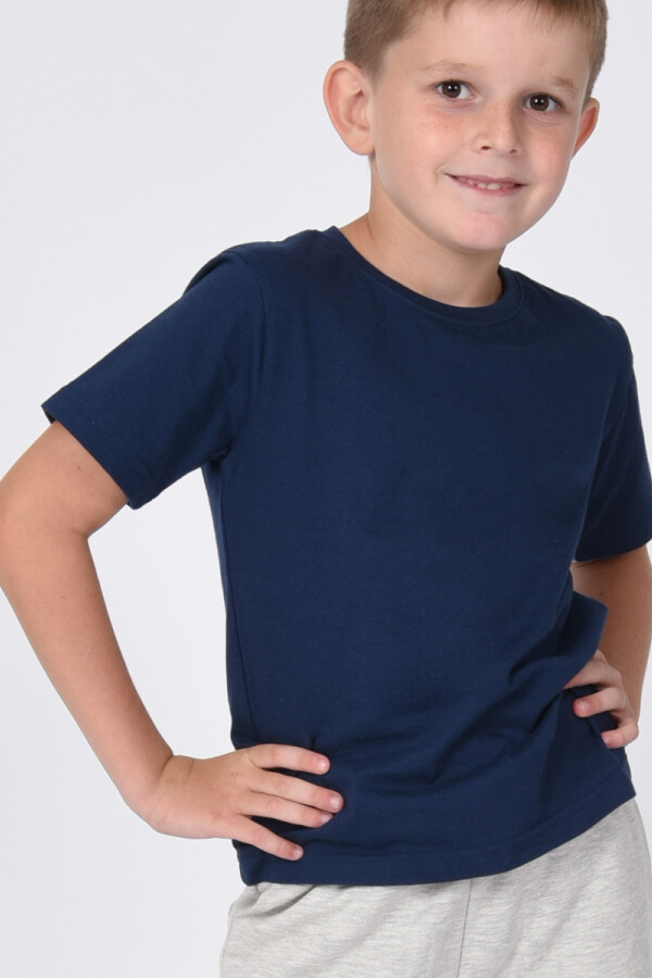 Remera- talle 10 al 18 Azul