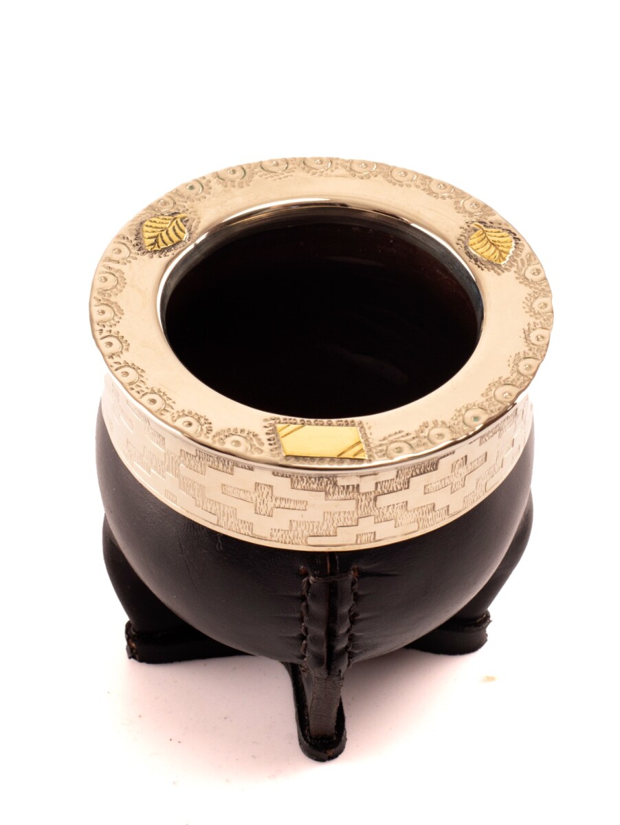 Mate de Alpaca y Bronce - Z6 de ceramica 