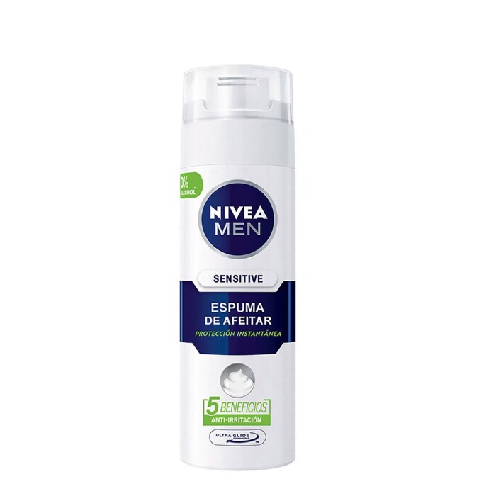 NIVEA ESPUMA DE AFEITAR SENSITIVE FR. única