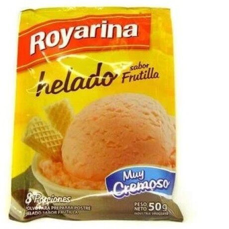 HELADO POLVO ROYARINA 50G FRUTILLA HELADO POLVO ROYARINA 50G FRUTILLA