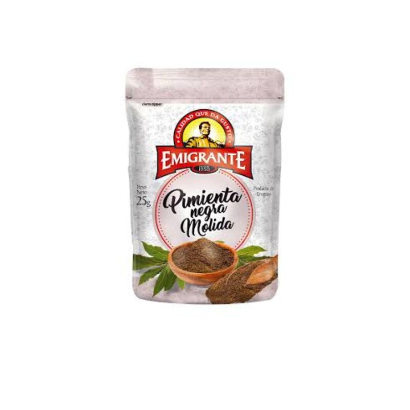 PIMIENTA NEGRA MOLIDA 25G PIMIENTA NEGRA MOLIDA 25G