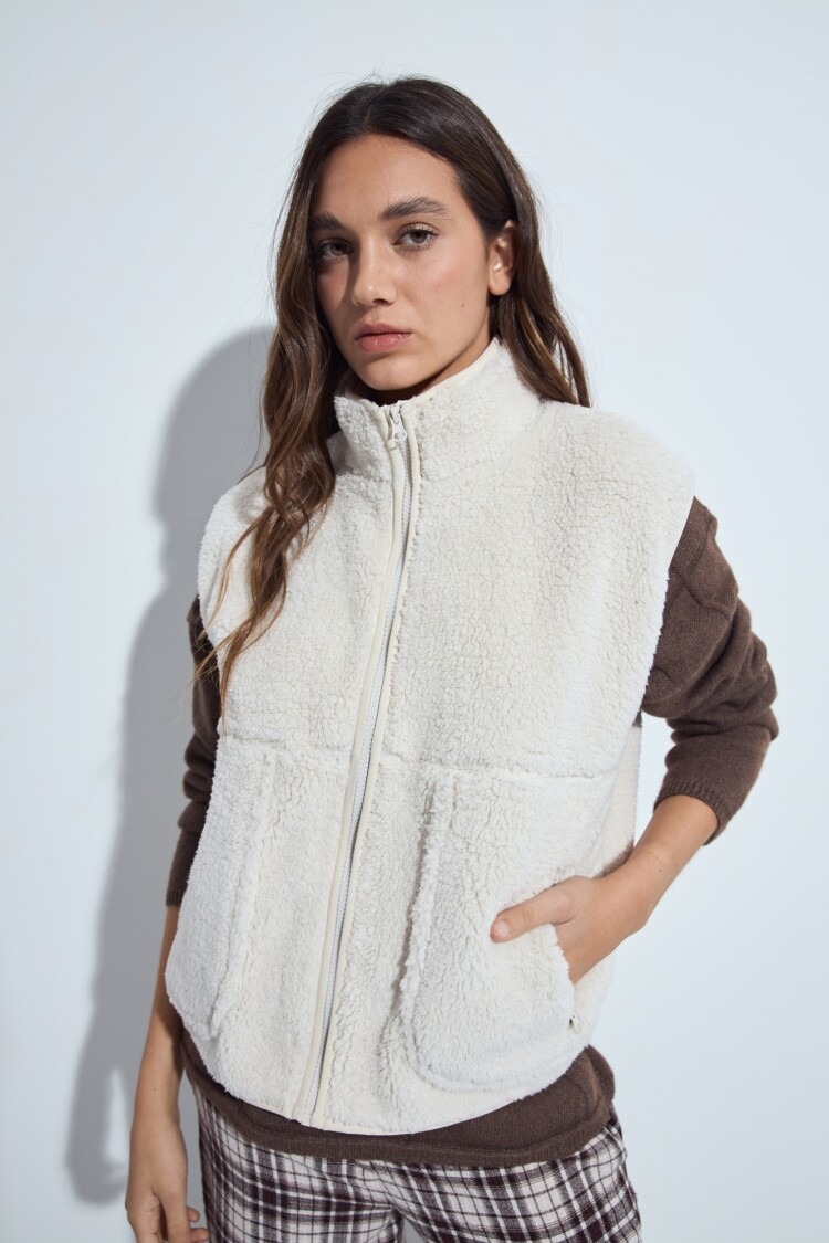 CHALECO MERLIN Crudo