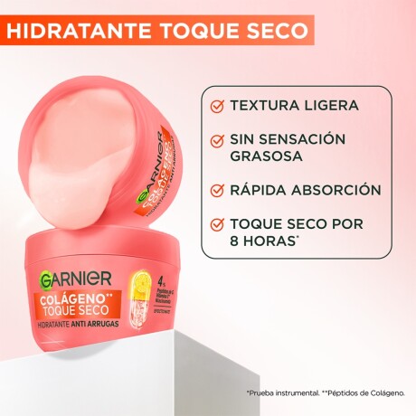 Crema Facial Garnier Toque Seco Colágeno 85g Crema Facial Garnier Toque Seco Colágeno 85g