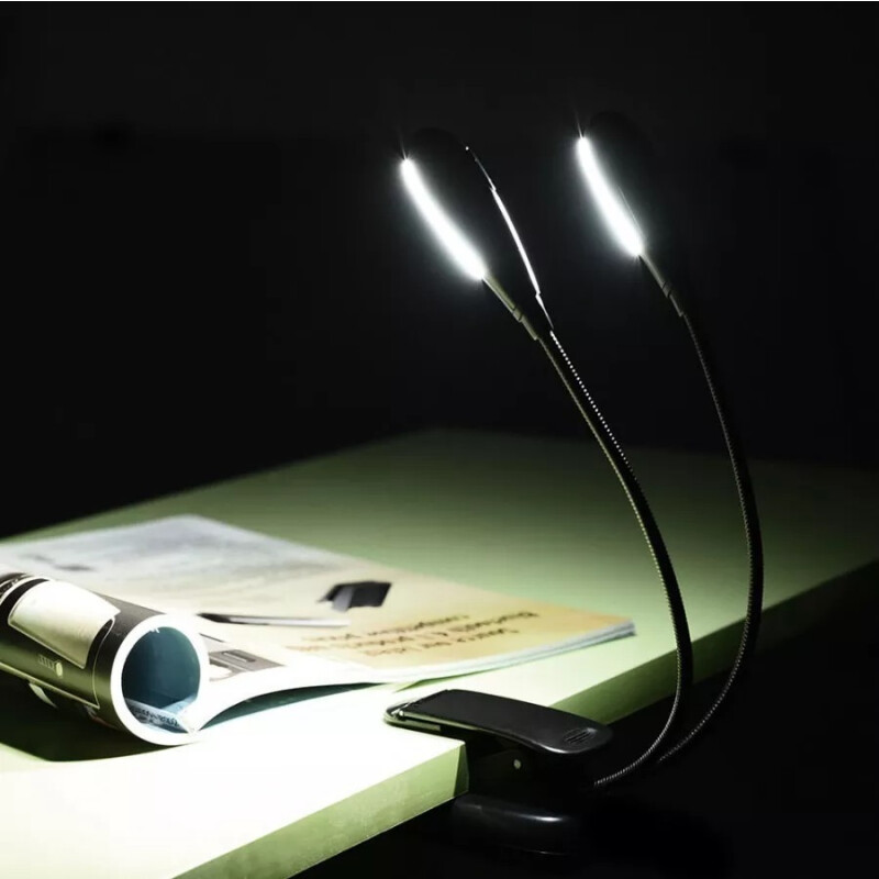 Lampara Led Con Pinza Lectura Atril Partituras Lampara Led Con Pinza Lectura Atril Partituras