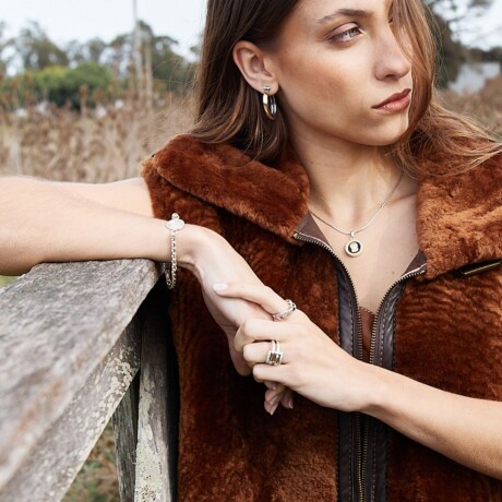 Pulsera Virgen Niña - Plata y Oro Pulsera Virgen Niña - Plata y Oro