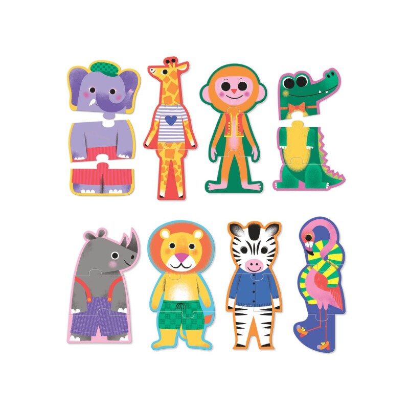 Set x8 puzzle rompecabezas de tres piezas Set x8 puzzle rompecabezas de tres piezas