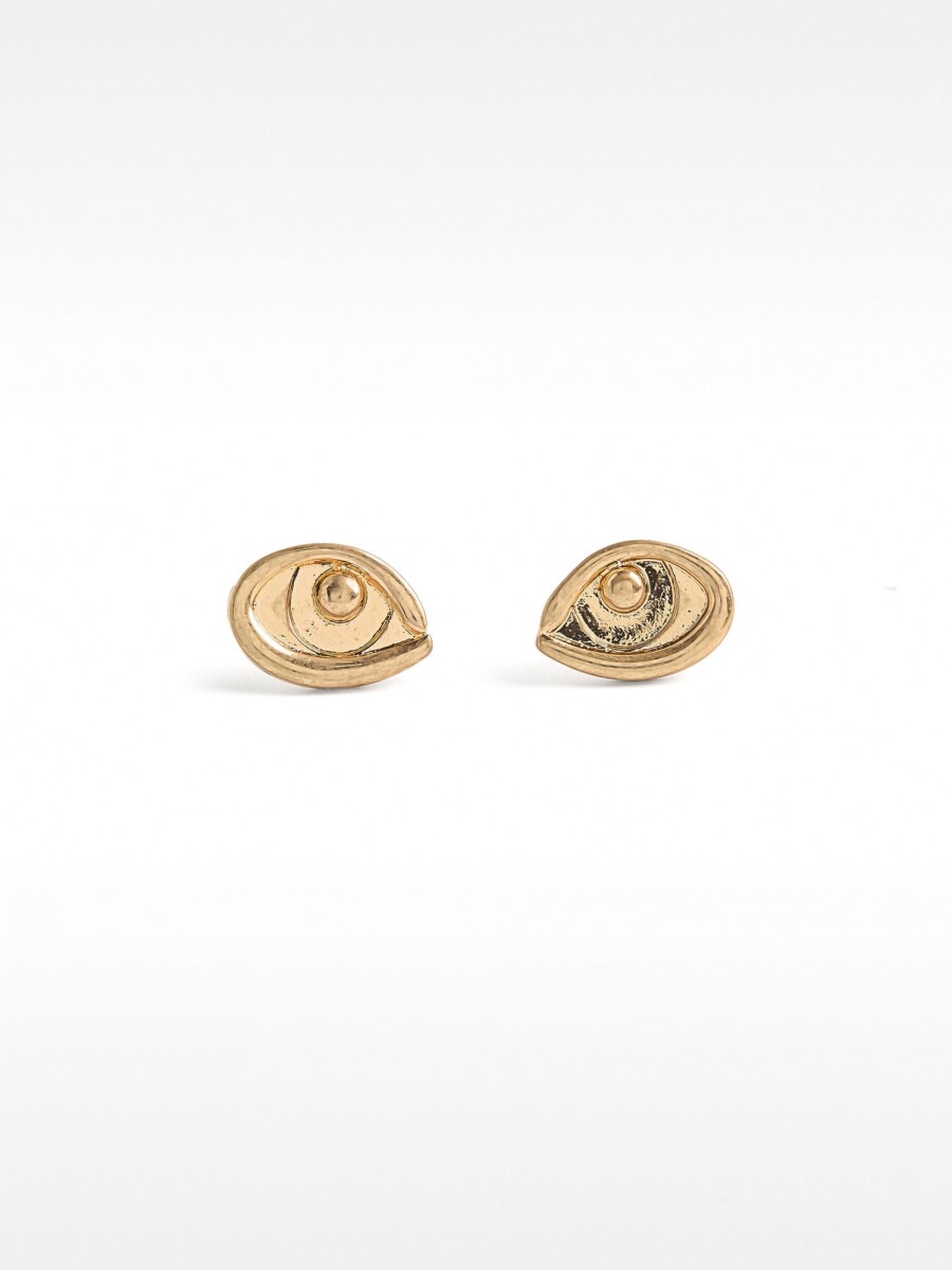 Pendientes Con Ojos dorado