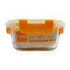 Recipiente Vianda De Vidrio Keep Para Microondas 520 Ml Naranja